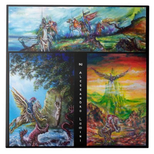 LEGENDS OF MAGIC AND MYSTERY Fantasy Ceramic Tile