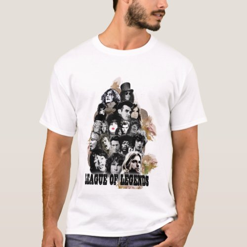 Legends of Rock and Roll Hall of Fame Rock T_Shirt