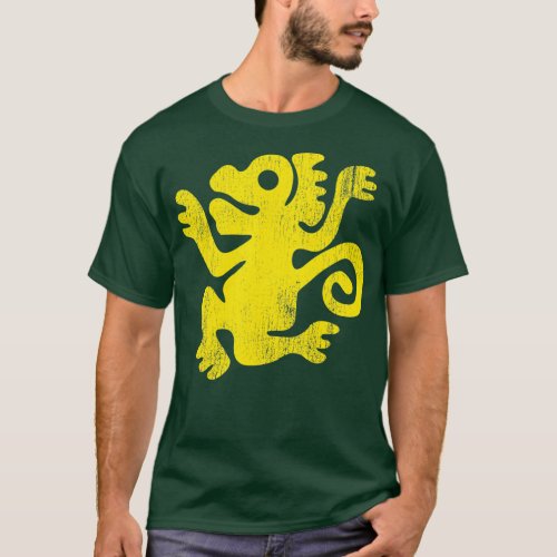 Legends Of The Hidden Temple Green Monkey  T_Shirt