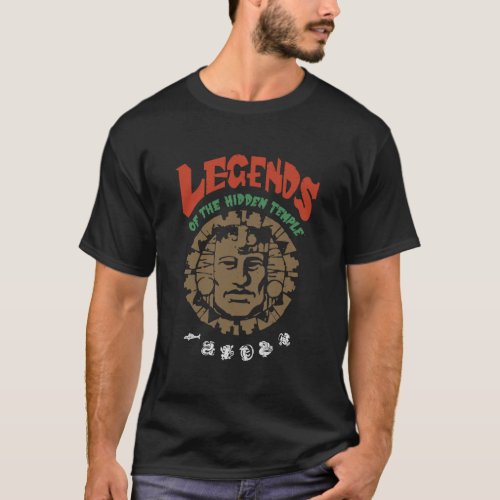 Legends Of The Hidden Temple Vintage Poster T_Shirt