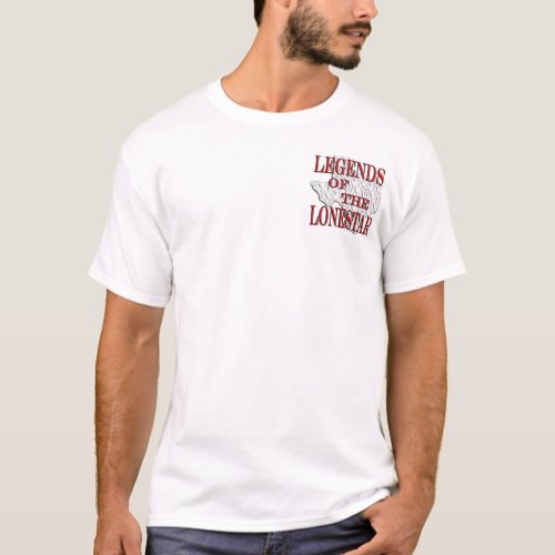 Legends of the Lonestar Sam Houston T_Shirt