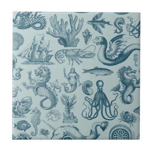 Legends of the Sea Ceramic Tile