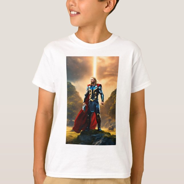 "Legends of Valor: Rise of the Superheroes" T-Shirt (Front)