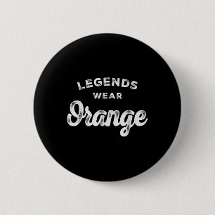 Legends Wear Orange Team Spirit Game Gear Color Wa Button
