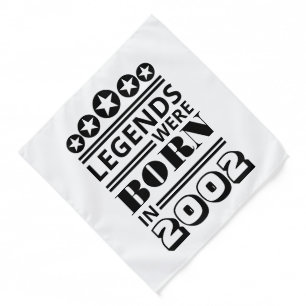 Legends Were Born Bandana