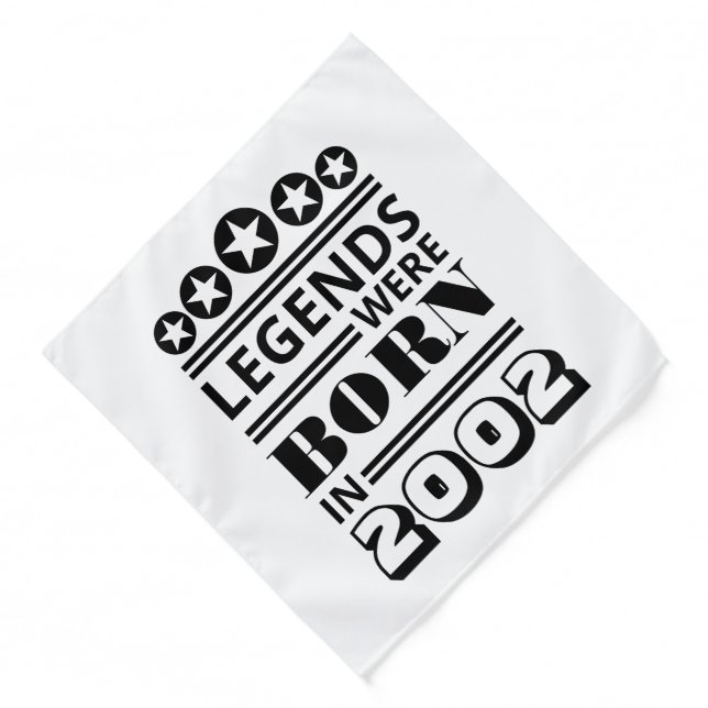 Legends Were Born Bandana (Front)
