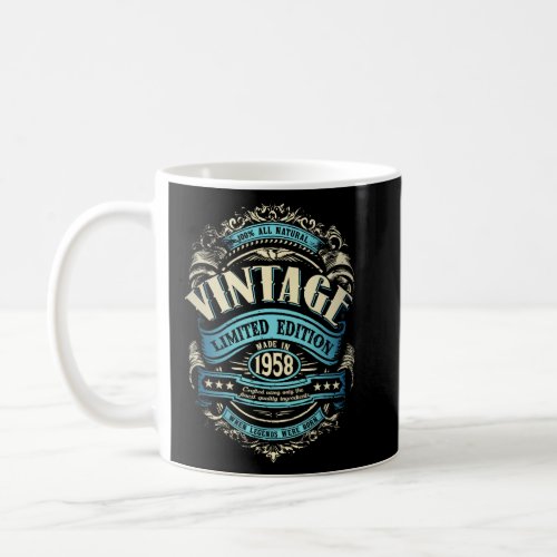 Legends Were Born In 1958 The Original Birthday Pa Coffee Mug
