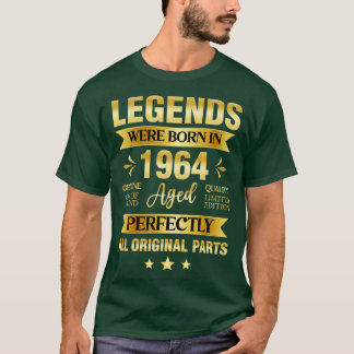 Legends Were Born In 1964 Birthday T-Shirt