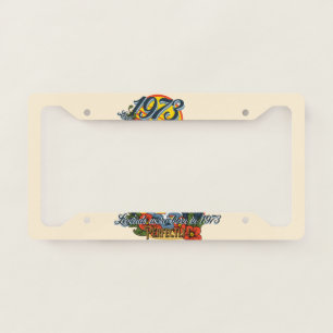 legends were born in 1973 license plate frame
