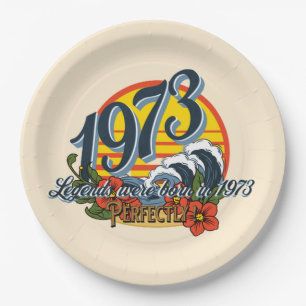 legends were born in 1973 paper plates