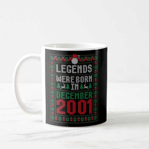 Legends Were Born In December 2001 21st Birthday C Coffee Mug