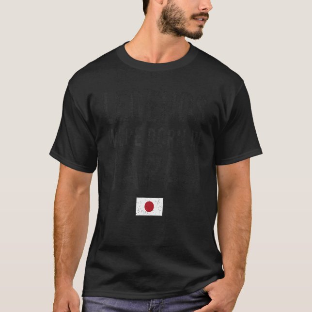 Legends Were Born In Japan Japanese Flag Pride Roo T-Shirt (Front)
