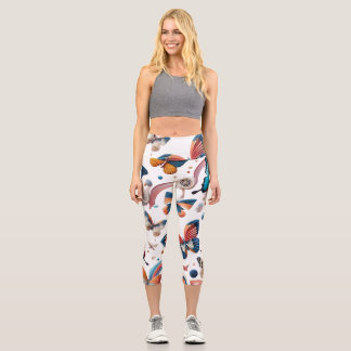  Legging Design – Colorful Butterflies