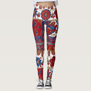 Legging design inspired by the Serbian carpet 6
