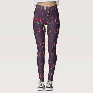 Legging Purple Printed