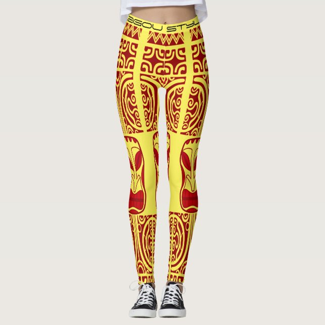 Legging Tribal Tatoo (Front)