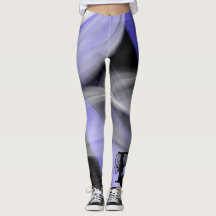 Leggings Abstract Trend Lavender Violet