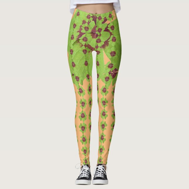 Leggings -All Clover-ed Up-St Patricks (Front)