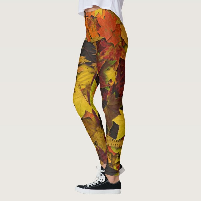 Leggings - Autumn Leaves 1 (Left)
