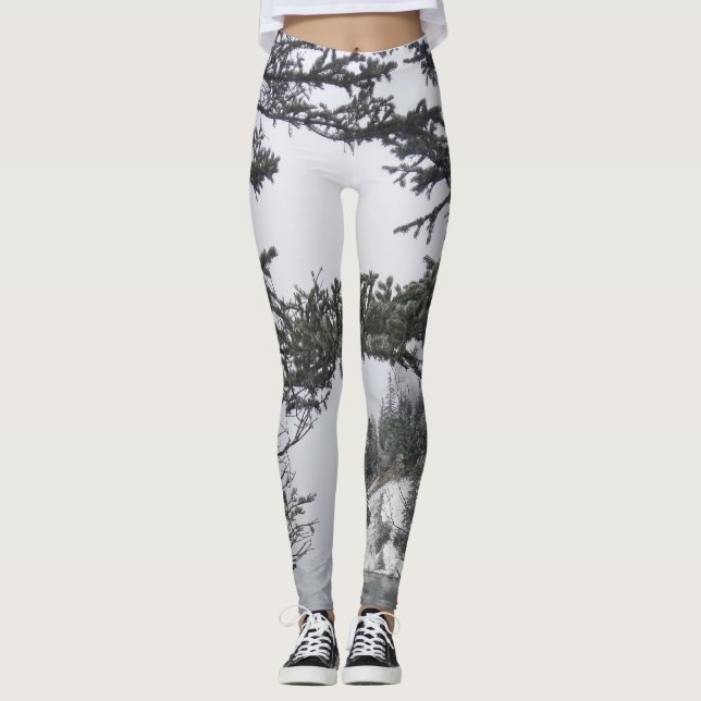 Leggings. Beautiful feelings of winter. Leggings (Front)