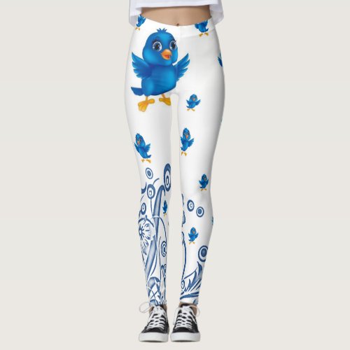 leggings birds