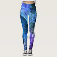 Blue Lagoon Monogram Leggings - Women - Ready-to-Wear