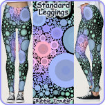 LEGGINGS - Bubble Trouble - Abstract Design<br><div class="desc">An abstract art image entitled ""Bubble Trouble" is featured on these colorful Leggings. Available in five women's sizes (XS, S, M, L, XL). See "About This Product" description below for general sizing and product info, The abstract image Has been reduced in size and is tiled to cover the entire pair...</div>