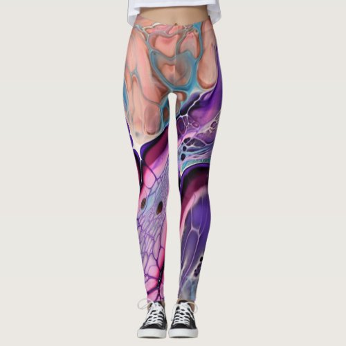 Leggings _ Butterfly Wings Abstract