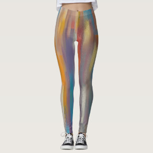 Leggings Colorful paint streaks 