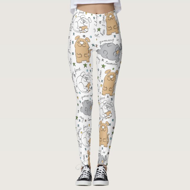 Leggings Dogs Design (Front)