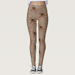Leggings Dragonfly Colorful