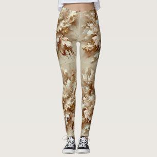 Leggings ~ FALL Brown Beige ~