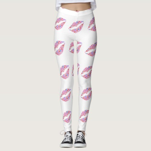 LEGGINGS FILLED WITH KISSES