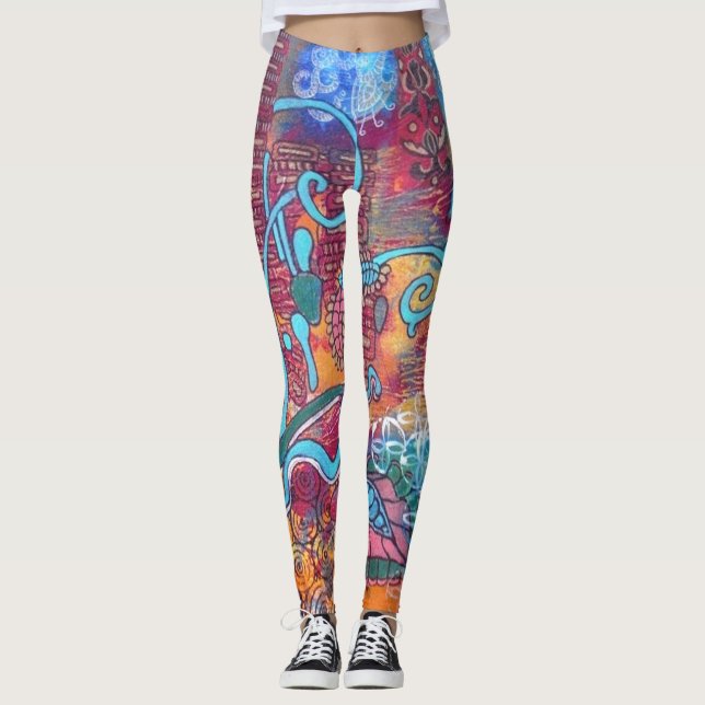 leggings "Happy day" (Front)