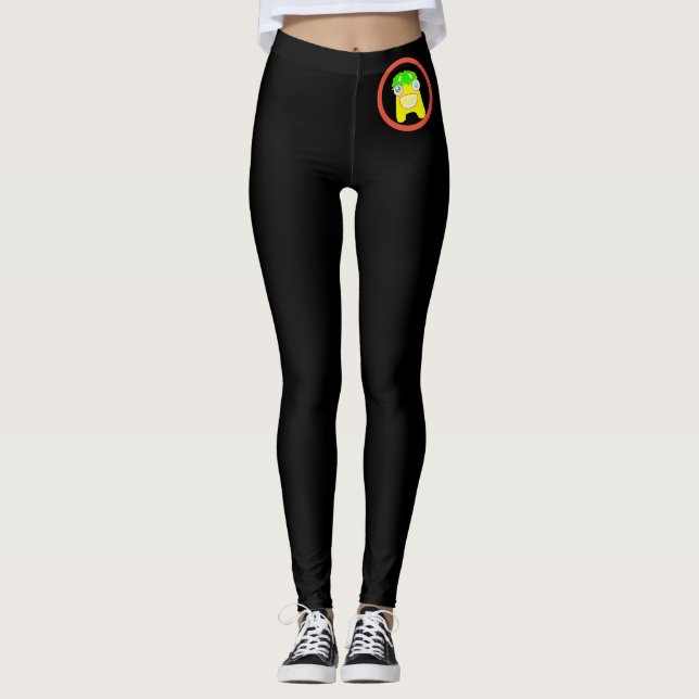Leggings HAPPY MONSTER VOGUE GIRLS (Front)