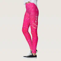 pink leggings  Glamor and Gloss