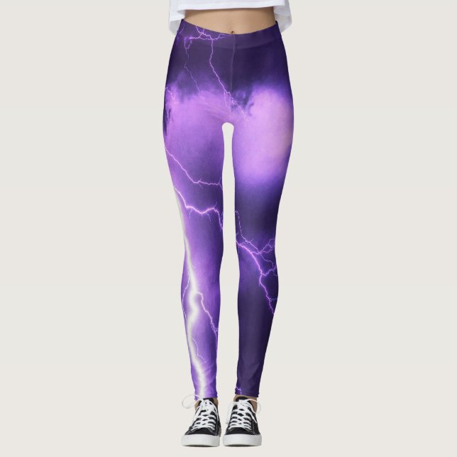 Leggings in the power of night thunder (Front)