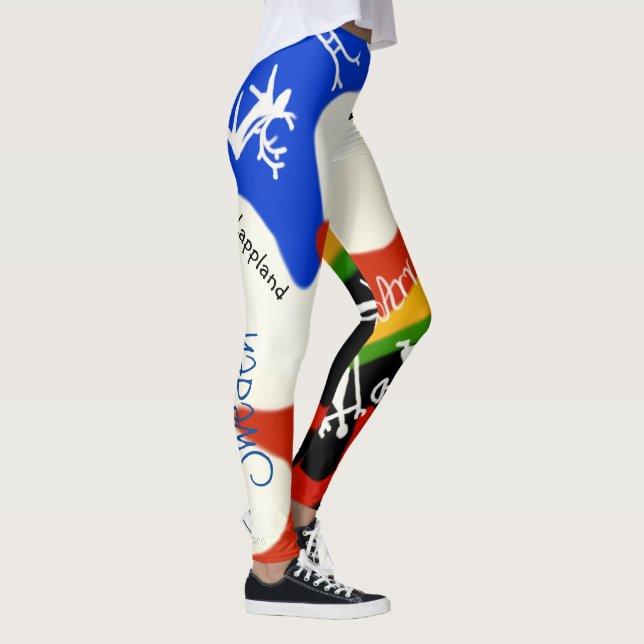 Leggings med samiska tecken och färger! (Right)