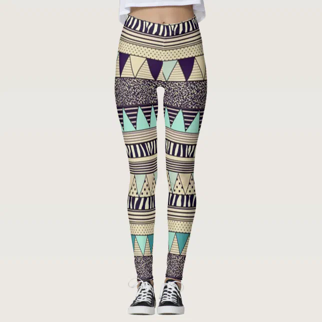 Leggings/Native American Pattern Leggings | Zazzle