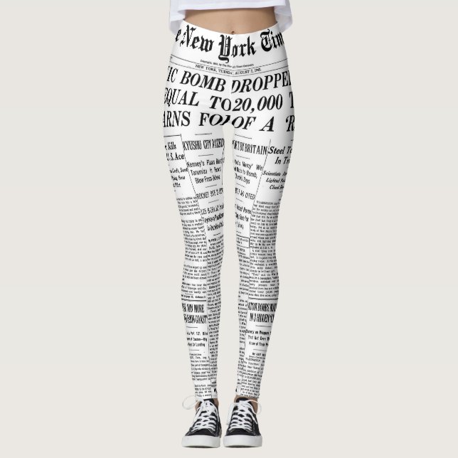 Leggings Newspaper (Front)