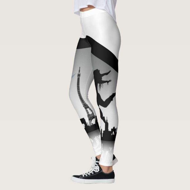 Leggings of Paris and the Eiffel Tower (Left)
