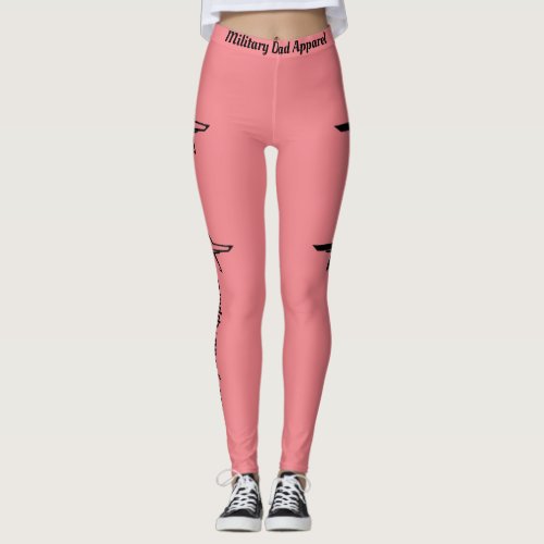 Leggings Pink with F_22 Fighter jets