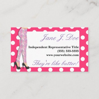 Leggings Sales  Pink And Purple Business Card by hkimbrell at Zazzle