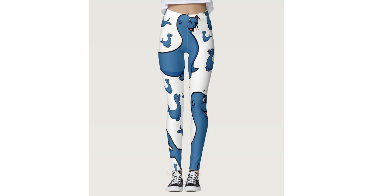 MANHONG Pants Leggings High Sports Fitness Print Waist Ladies