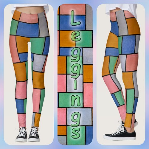 LEGGINGS _ Squares of Color