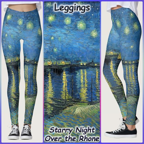 LEGGINGS _ Starry Night OTR _ van Gogh