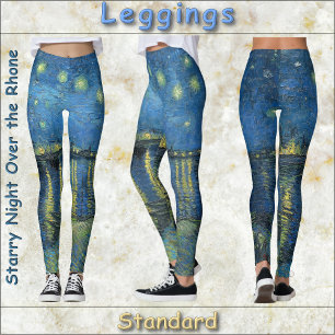 LEGGINGS - "Starry Night O.T.R" - van Gogh