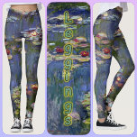 LEGGINGS - "Water Lillies" - Claude Monet<br><div class="desc">An image entitled "Water Lillies" by Claude Monet is featured on these colorful Leggings. Available in five women's sizes (XS, S, M, L, XL). See "About This Product" description below for general sizing and product info. The image covers the entire pair of leggings by default. ►It can be adjusted in...</div>