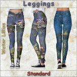 LEGGINGS - "Water Lillies" - Claude Monet<br><div class="desc">An image entitled "Water Lillies" by Claude Monet is featured on these colorful Leggings. Available in five women's sizes (XS, S, M, L, XL). See "About This Product" description below for general sizing and product info. The image covers the entire pair of leggings by default. ►It can be adjusted in...</div>