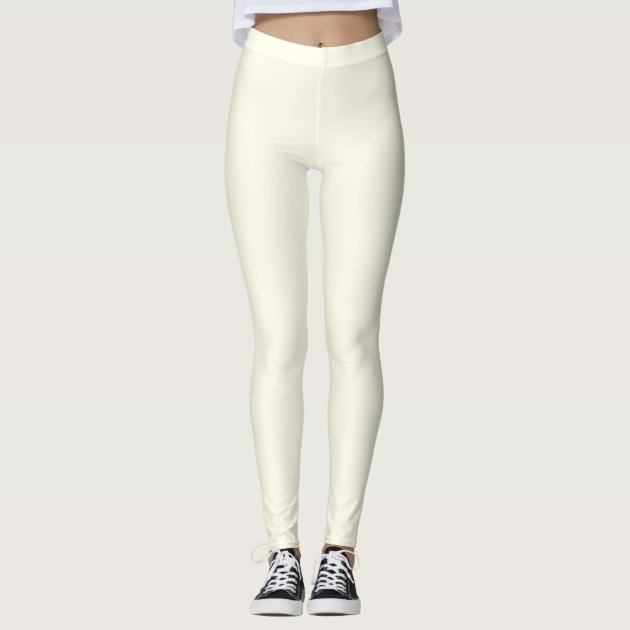 Women's leggings cream color sale